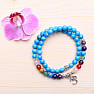 Double turquoise chakra bracelet