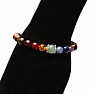 Chakra bracelet with a tiger&#39;s eye bead