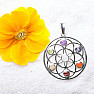 Chakra pendant Mandala Ag 925