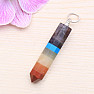 Chakra crystal pendant made of semiprecious stones