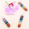 Chakra crystal pendant made of semiprecious stones