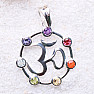 Chakra pendant ohm Ag 925