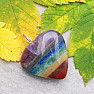 Chakra heart pendant made of semiprecious stones