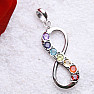 Chakra pendant Infinity silver Ag 925