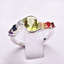 Chakra ring Energy of life silver Ag 925