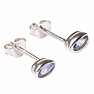 Tanzanite earrings silver Ag 925 612TZF