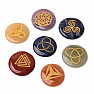 Chakra stone set with Celtic symbols