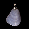 Chalcedony tumbled pendant