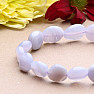 Chalcedony bracelet made of ovals