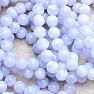 Chalcedony bracelet made of large beads of extra quality