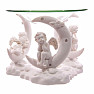 Aroma lamp Cherubs sitting on the moon