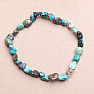 Chrysocolla bracelet made of stones A quality