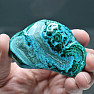 Chrysocolla with malachite polished Congo 2