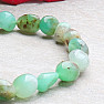 Chrysoprase bracelet extra made of ovals