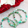 Chrysoprase bracelet extra made of ovals