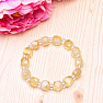 Lemon cut crystal and seed beads bracelet RB Design 173