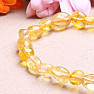 Citrine nugget bracelet