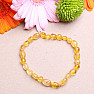 Citrine nugget bracelet