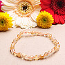 Citrine bracelet made of oval stones