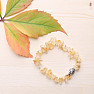 Citrine chopped Buddhist bracelet