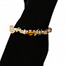 Citrine bracelet chopped extra with a bead