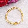 Citrine bracelet made of ovals