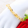 Citrine bracelet made of ovals