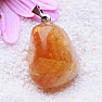 Citrine tambled pendant