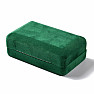 Travel jewelry box green Rectangle