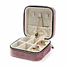 Travel jewelry box pink 10 cm