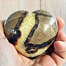 Polished septaria Madagascar Heart P6-5