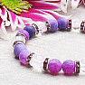 Crystal violet rock crystal bracelet RB Design 64