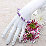 Crystal violet rock crystal bracelet RB Design 64