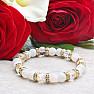 Crystal white rock crystal bracelet RB Design 65