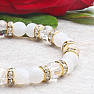 Crystal white rock crystal bracelet RB Design 65