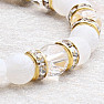 Crystal white rock crystal bracelet RB Design 65