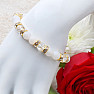 Crystal white rock crystal bracelet RB Design 65