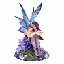 Fairy statuette purple-blue Akina