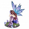 Fairy statuette purple-blue Akina