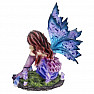 Fairy statuette purple-blue Akina