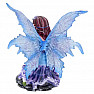 Fairy figurine Purple with a butterfly