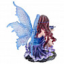 Fairy figurine Purple with a butterfly