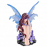 Fairy figurine Purple with a butterfly