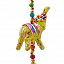 Feng Shui hanging decoration with fabric elephants