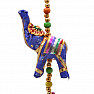 Feng Shui hanging decoration with fabric elephants