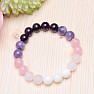 Designer bracelet in pink-purple tone RB Design 153