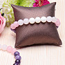 Designer bracelet in pink-purple tone RB Design 153