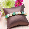 Beautiful bracelet in yellow-green tone RB Design 156