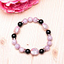 Keshi pearls, kunzite and agate bracelet RB Design 169