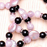 Keshi pearls, kunzite and agate bracelet RB Design 169